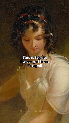 The Blind Hero of Pompeii #history #art #painting