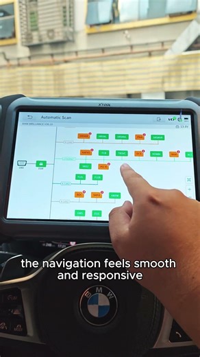 XTOOL IP919: built for modern cars, large screen + topology mapping for clearer system views.