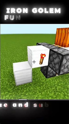 Iron Golem Funny Dance😂 #Minecraft #Shorts #denzelwashington