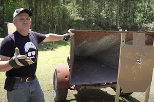 Jerry Miculek's Portable Bullet Trap is Made From $1.69 Worth of Scrap Metal
