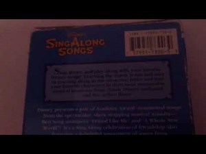 Disney Sing Along Songs Friend Like Me (1993) VHS Overview