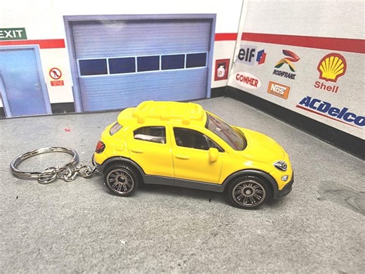Fiat 500X Keychain, Diecast 1:64 Scale - Etsy