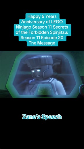 Happy 6th Anniversary LEGO Ninjago: Zane's Speech