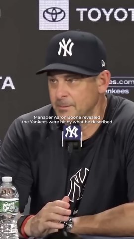 Multiple Yankees fall ill as Aaron Boone details clubhouse bug