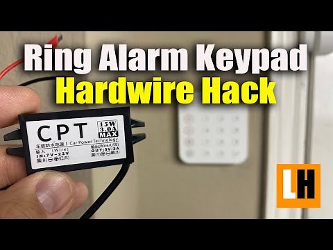 Ring Alarm Keypad Hardwire Using Your Old Wired Alarm's Wiring - DC to DC Buck Converter
