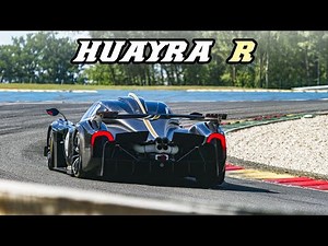 PAGANI HUAYRA R | Sounds like 90s F1 cars | Screaming V12 flybys & downshifts | Spa 2022