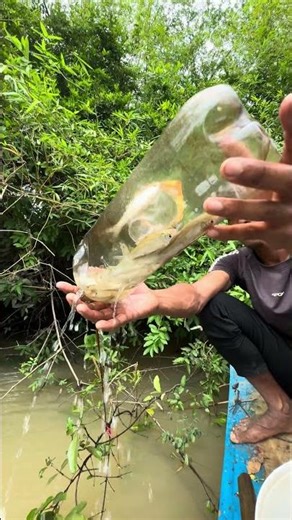 We Survived Ancient Fishing Techniques #primitivetool #primitivesurvival #primitivewildlife