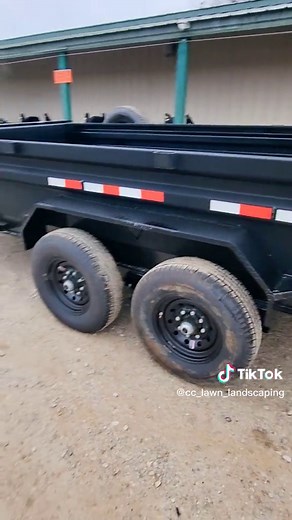 New Dump Trailer Unveiled for Lawn Care Business