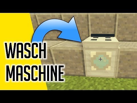 Wie baut man eine Waschmaschine in Minecraft