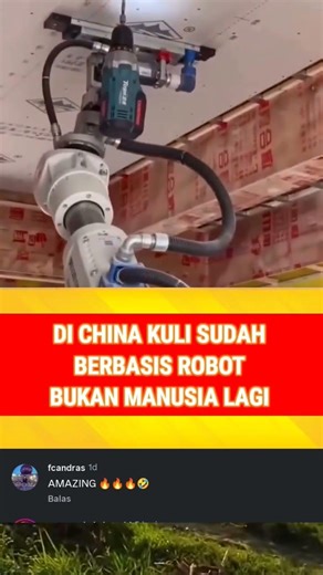 DI CHINA KULI SUDAH BERBASIS ROBOT
