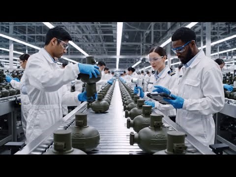 Inside the Claymore Mine Factory: Placing 700 Steel Balls (Full Process)