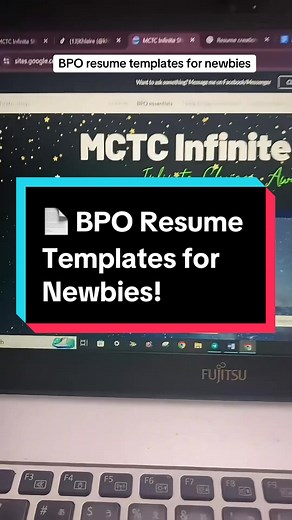 BPO Resume Templates para sa mga Baguhan