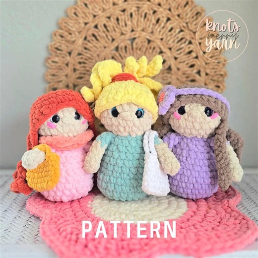 Easy Cute Crochet Doll Pattern, PDF, No Sew Toy With Interchangeable Hair & Accessories, Millie Mix-it, Instant Download - Etsy Australia