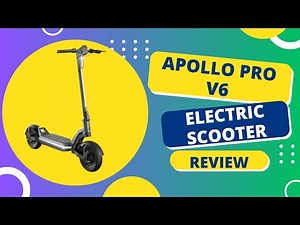 Apollo Pro V6 Electric Scooter: Unleash the Thrill!