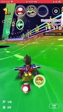 Numerous People to Block from the Lead! Wii Rainbow Road Run | Space Tour (2026) | Mario Kart Tour