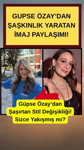 Gupse Özay’dan Şaşkınlık Yaratan İmaj Paylaşımı!