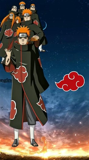 Pain vs Akatsuki 🔥 | Who Is Strongest? | Naruto Power Level ⚡ #shorts #anime