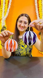 6.3M views · 10K reactions | Diy diwali paper ball decor hanging craft  #diy #diwali #diwalivibes✨ #decor #decoration #diwalidecorations #diwalirangoli #paper #papercrafts #craft #explore #explorepage #exploremore #instagram #instagramreels #viral #viralvideos #festival #paperball #paperlamp #origami #origamiart | Chet Chat Homies | Facebook