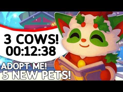 ALL 5 NEW Christmas Adopt Me Pets! Update