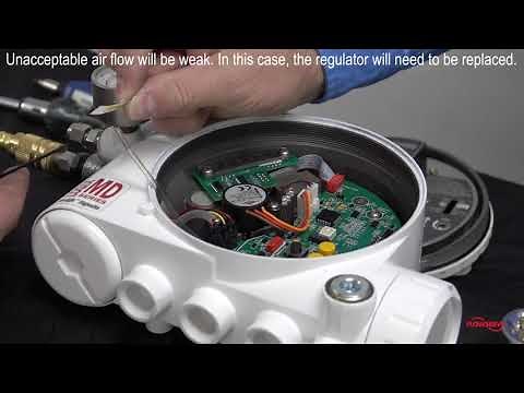 Logix™ 3200MD Positioner Internal Regulator Maintenance and Repair