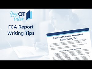 Report writing tips for NDIS FCA reports