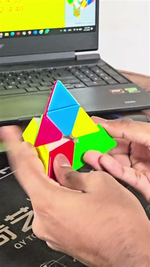 Pyraminx Patterns ❤️✨#shorts #solving #cubing #pyraminxcube #pyramid
