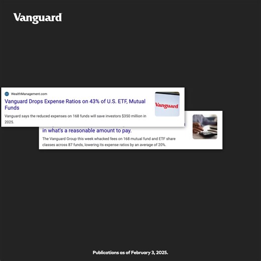 We don’t just talk about lowering costs, we set the standard. Not only for our clients, but for the industry to follow suit. That’s the Vanguard effect. Get more details here: https://bit.ly/4hxp4Jz | Vanguard | Facebook