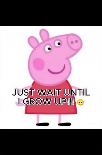 Peppa pig snorting its way back up ⬆