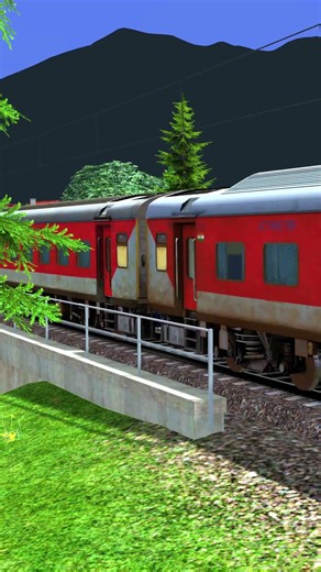 WAP7 WITH LHB TRAIN | TRAIN CROSSING | TRAIN SIMULATOR #indianrailways #trainsimulator