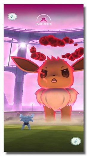 Dynamax Eevee Raid | Dynamax Eevee in Pokemon Go #pokémongo #dynamaxraid #eeveeevolutions #fyp