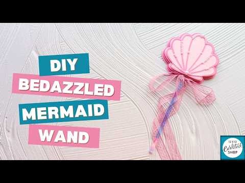 DIY Bedazzled Mermaid Wand