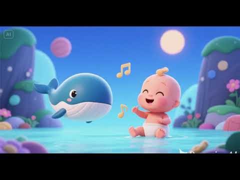Baby Whale Song 🐳🌊 | Cute Ocean Nursery Rhymes & Kids Songs