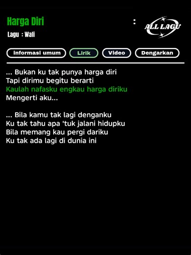 Lagu Harga Diri: Lirik dan Makna di Balik Lagu Sedih