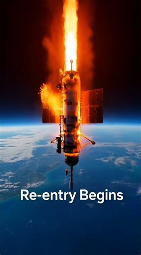 NASA Satellite Falling to Earth ! What Happens Next? 🛰️🔥#nasa #satelite #shortsfeed