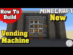 How to Build a NEW WORKING Vending Machine for Minecraft 1.16! (Redstone Tutorial)