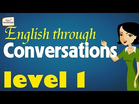 ►English Conversation Practice with subtitle: Beginner Level 1