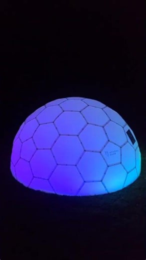 Backyard Lighting Feature – Ø2m Polycarbonate Dome