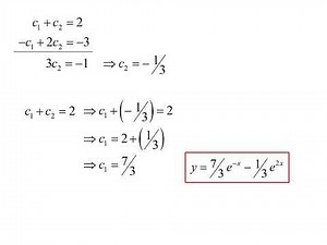Differential Equations: Intro to Initial Value Problems