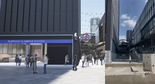 CGI footage shows what Elephant and Castle tube station will look like in five years’ time