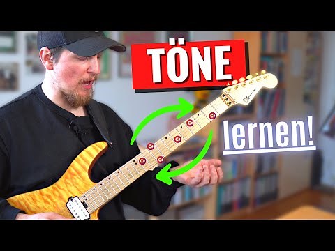 Töne auf der Gitarre lernen: Das Griffbrett verstehen & Notennamen einprägen | Online-Unterricht