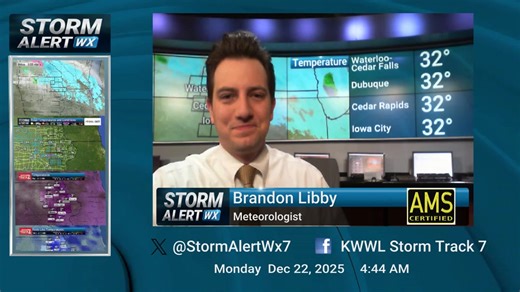 Temps are starting off mild today as we miss the snow/freezing rain to the north. It looks like a pretty nice forecast overall! https://www.kwwl.com/weather/forecast/tracking-a-mild-week-with-lots-of-clouds/article_676ca39c-02bf-4a9c-af87-48aed1be7d7c.html | KWWL