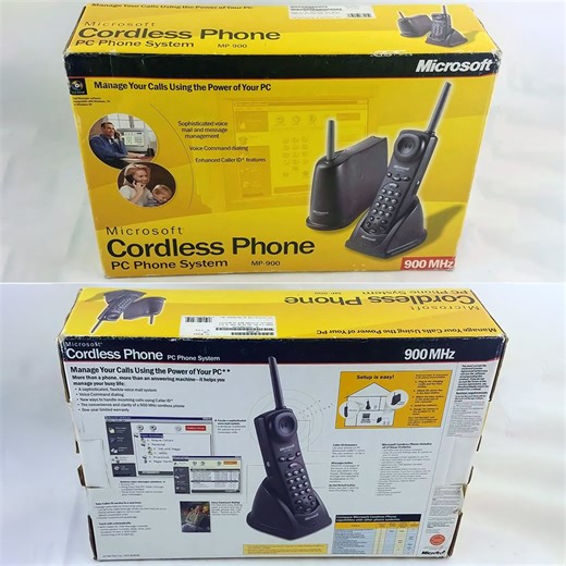 Fascinating Look Back at the Microsoft Cordless Phone System from 1998 with Speech Recognition