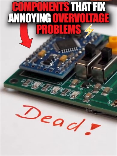 Components that Fix Destructive Overvoltage! #diy #electronics #engineering #component #electricalengineer