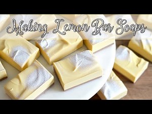 Making Lemon Bar Cold Process Soap with Recipe! | MO River Soap