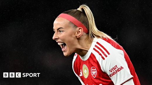 Arsenal 3-1 Chelsea: Gunners impress in Women's Champions League quarter-final first leg