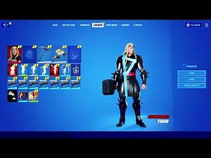 Thor Fortnite Skin In-Game Showcase