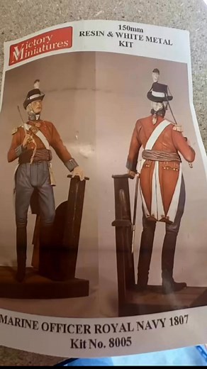 Victory Miniatures make wonderful early nineteenth century naval and military themes. Great for doaramas or on your mantelpiece. They require gluing, sanding and painting so lots for you to enjoy. #cornwallmodelboats | Cornwall Model Boats