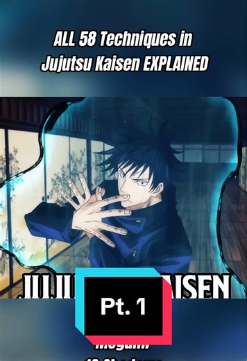 All 58 techniques in JJK explained #jjk #anime #jjkcurses #animeedit #fyp