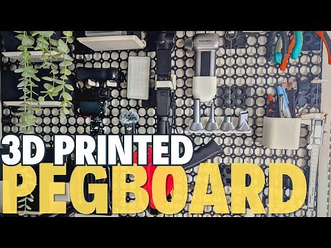 This 3D Printed Pegboard Changed My Workshop Forever
