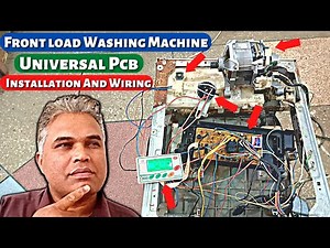 UNIVERSAL PCB Installation & Wiring in Front Load Washing Machine